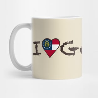 I Love Georgia Mug